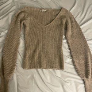 Reformation Hart Wide Neck Sweater